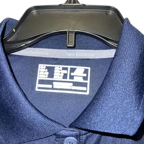 Women's New Balance Blue Polo Shirt Size S - Picture 3 of 3